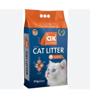 Ak Litière pour chat – Sac 10kg – Absorption performante et contrôle des odeurs