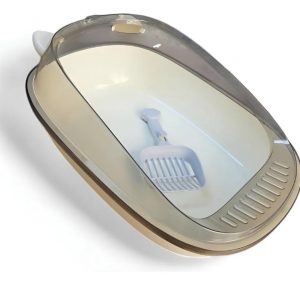 Bac transparent pour chat – Design moderne et fonctionnel