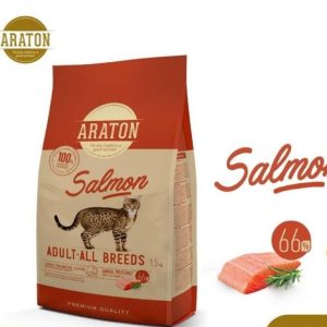 Araton Croquettes pour chat – Sac 1,5kg – Nutrition équilibrée et savoureuse