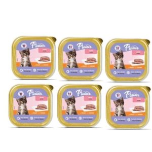 Plaisir Pâtée pour chaton – 100g – Nourriture délicieuse et nutritive