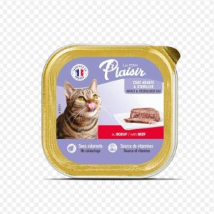Plaisir Pâtée pour chat adulte – 100g – Alimentation savoureuse et équilibrée