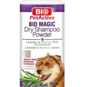 Bio Magic Shampoing poudre sec pour chien – 150g – Nettoyage naturel & démêlage – Animalerie Casablanca