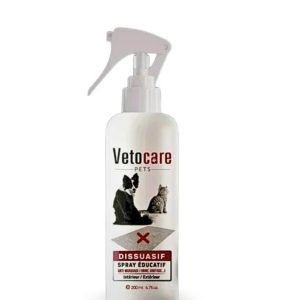 Vetocare Spray Éducatif pour chien et chat – 200ml – Aide au dressage naturel