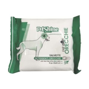 Petshine Lingettes Nettoyantes pour oreilles chat et chien – Lot 15pcs – Hygiène facile à Casablanca