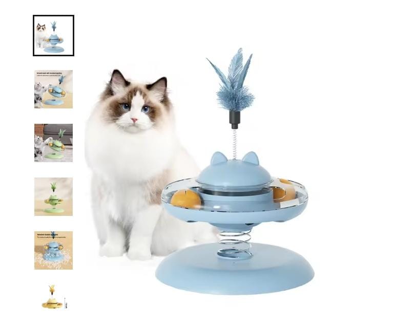 Balle jouet pour chat – Interaction, amusement & stimulation