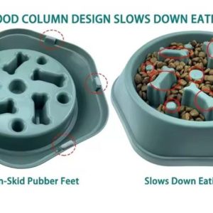 Bol alimentaire lente Slow Food pour chien – Anti-glouton & digestion saine