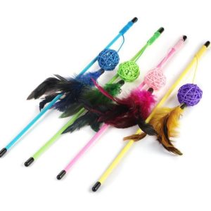 Cat Toy Canne à pêche – Jouet interactif pour chat, amusement garanti