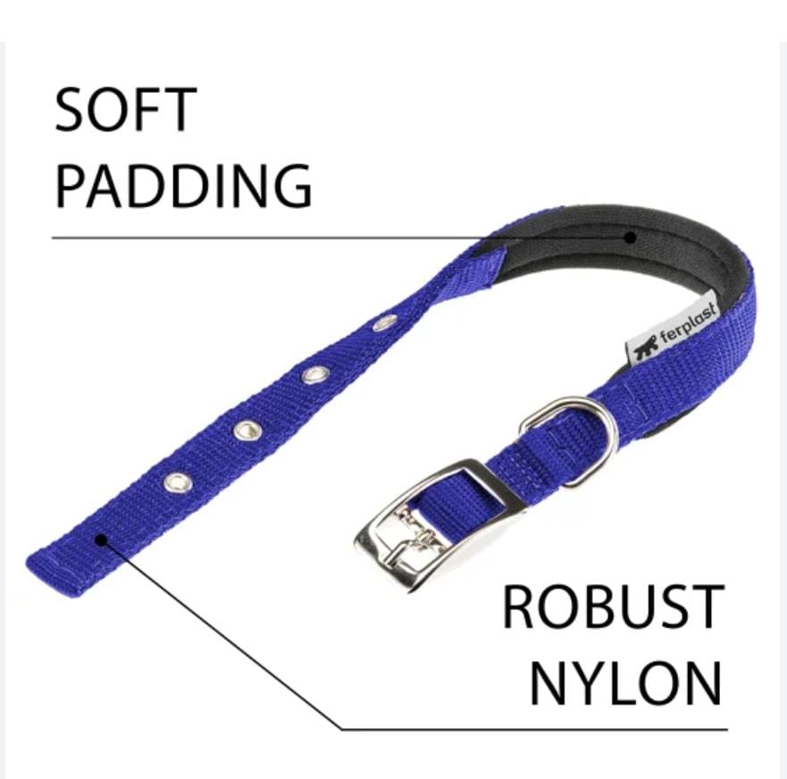Collier Ferplast pour chien 50 × 3 cm – Résistant, confortable & ajustable