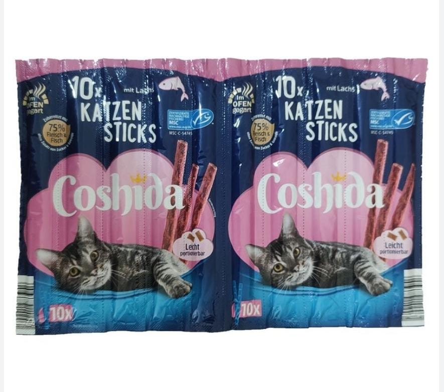 Coshida Friandises bâtonnets pour chat adulte – Unité