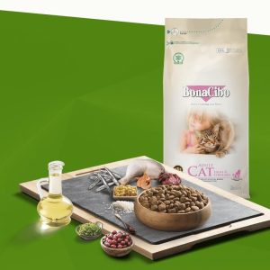 Croquettes BonaCibo Light and Sterilised pour chat adulte 1,5kg – Contrôle de poids & santé urinaire