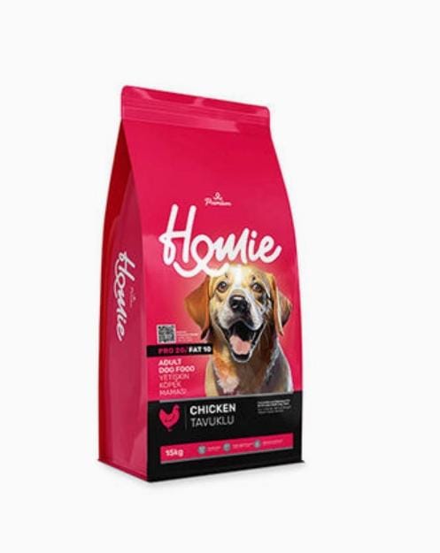 Croquettes Homie Adult Chicken (Tavaklu) pour chien adulte 15kg – Nutrition premium & haute énergie