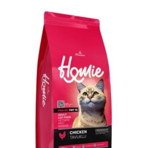 Croquettes Homie Premium Pro 28 / FAT 13 pour chat adulte 15kg – Nutrition complète & format économique | AnimaleriePP Maro