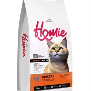 Croquettes Homie Super Premium Chicken pour chat adulte 15kg – Poulet savoureux & low grain