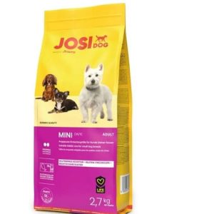 Croquettes JosiDog Mini Adult pour chien 2,7kg – Formule énergie & vitalité