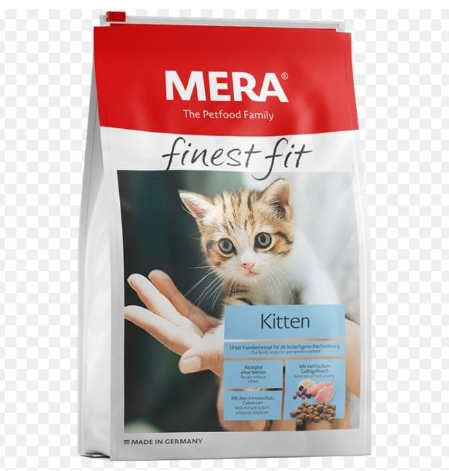 Croquettes Mera Finest Fit Kitten pour chaton – 4 kg, 38% protéines, volaille fraîche et fruits des bois | AnimaleriePP Maroc