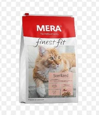 Croquettes Mera Finest Fit Sterilized pour chat stérilisé – 4 kg, 38% protéines, poulet frais & L-carnitine | AnimaleriePP Maroc
