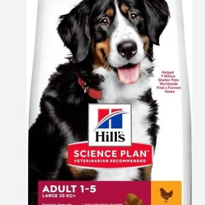 Hill's Science Plan Maxi Adulte 14kg – Croquettes pour grands chiens adultes, soutien musculaire et santé articulaire