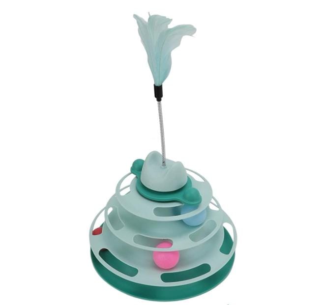 Jouet interactif pour chat – Stimulation mentale & amusement