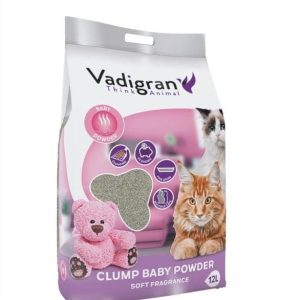 Litière Vadigran pour chat – 12 litres, absorbante et odorante