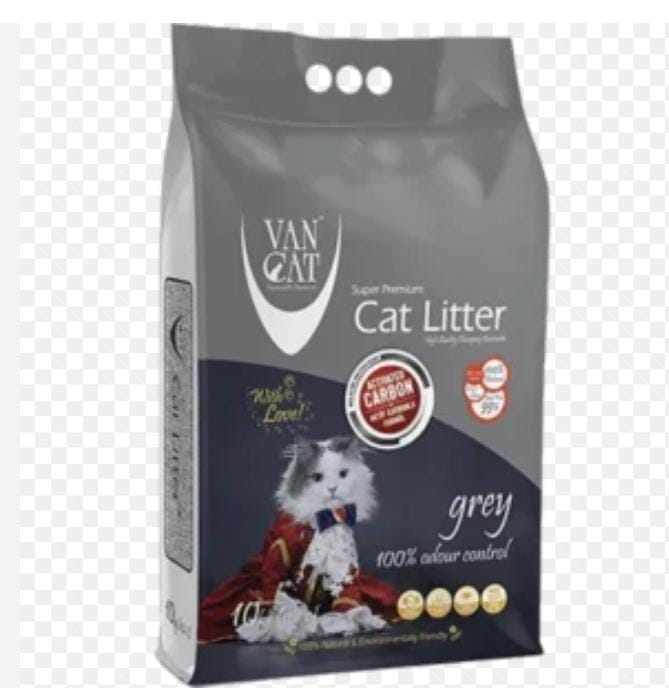 Litière Van Cat pour chat – Agglomérante, parfum lavande ou aloe vera, 10 kg