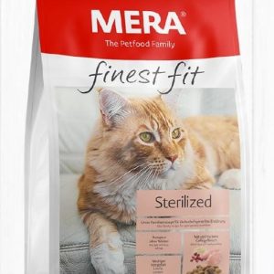 Mera Finest Fit Stérilisé 4kg / 10kg – Croquettes faibles en matières grasses pour chats stérilisés, favorisent contrôle du poids et santé digestive