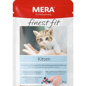 Mera Fitness Fit Pochon Kitten 85g – Pâtée équilibrée pour chatons, favorise croissance saine et système immunitaire