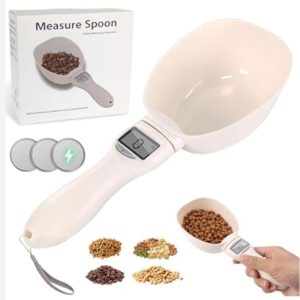 Mesure Spoon – Cuillère à mesurer numérique pour chat et chien, précision et facilité d’utilisation