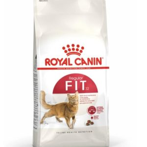 Royal Canin Fit 2kg / 4kg / 10kg – Croquettes équilibrées pour chats adultes actifs, maintien du poids optimal