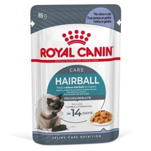 Royal Canin Hairball Care 85g – Pâtée anti-boules de poils pour chat adulte, soutien digestif optimal