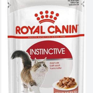 Royal Canin Instinctive Adulte 85g – Pâtée en sauce pour chat adulte, préférence instinctive et santé urinaire