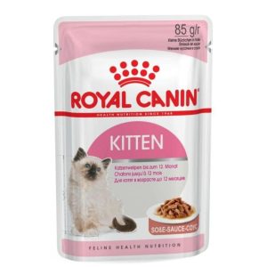 Royal Canin Instinctive Kitten 85g – Pâtée en sauce pour chatons, nutrition adaptée à leurs besoins énergétiques