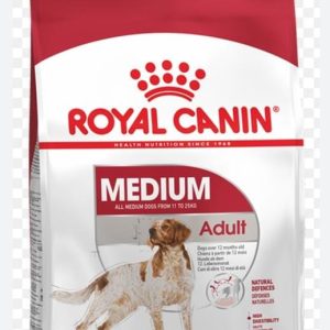 Royal Canin Medium Adult 4kg/15kg – Croquettes pour chiens adultes de taille moyenne, nutrition équilibrée pour vitalité et santé optimale