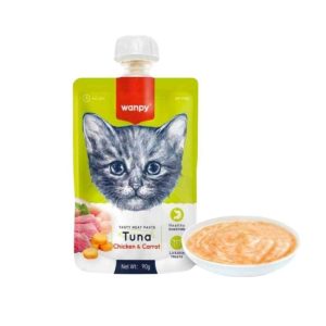 Wanpy Friandise humide pour chat – Sachet 90g