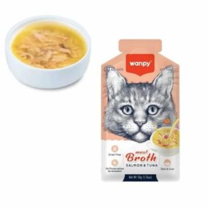 Wanpy Soupe Broth Friandise liquide pour chat – Sachet 50g